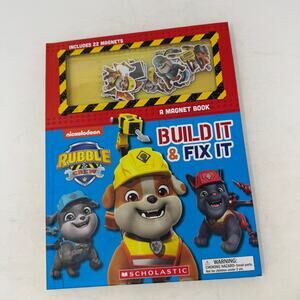 Rubble & Crew Paw Patrol Magnet Book Build it & Fix It